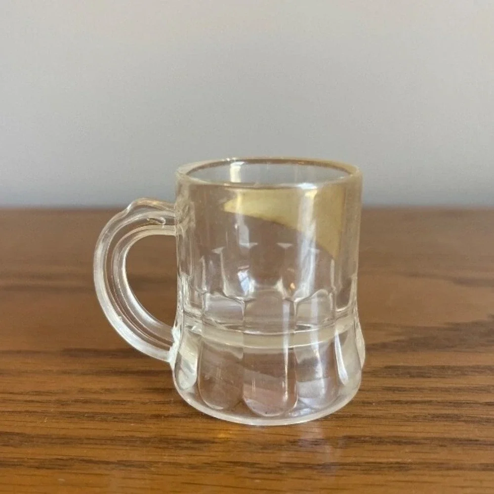 Pembroke State University Mini Mug Shot Glass Plastic Vintage NC Rare